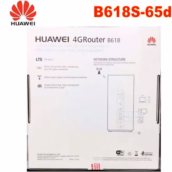 Новый разблокированный наружный маршрутизатор 4G LTE Huawei B618s-65D CPE со скоростью 600 Мбит/с и шлюзом порта LAN